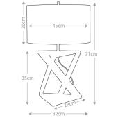 modern design fem fenyes nikkel asztali lampa ernyos vilagos elegans luxus vilagitas nappali.jpg